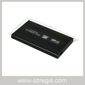 Aluminum Shell Plastic Plug HDD Enclosure Support Notebook Hard Drive Serial